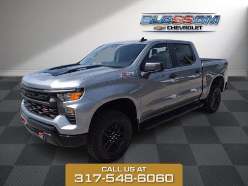Sterling Gray Metallic 2026 Chevrolet Silverado 1500 Custom Trail Boss