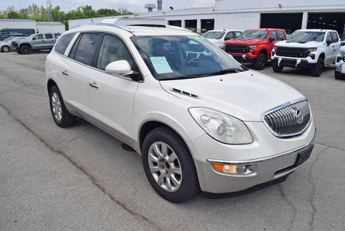 White Diamond Clearcoat 2012 Buick Enclave Leather