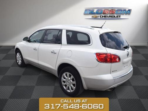 White Diamond Clearcoat 2012 Buick Enclave Leather