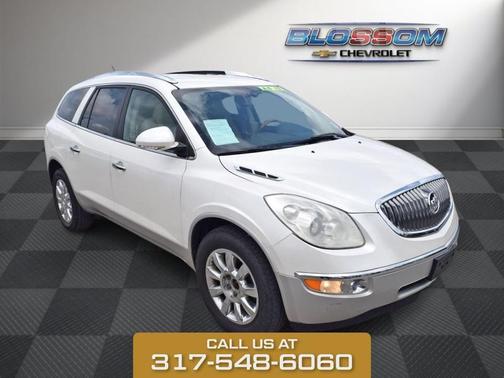 White Diamond Clearcoat 2012 Buick Enclave Leather