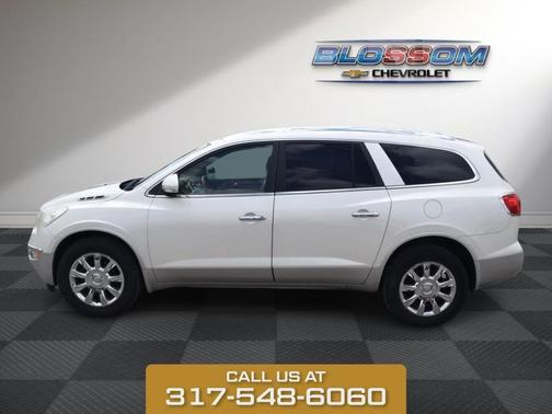 White Diamond Clearcoat 2012 Buick Enclave Leather