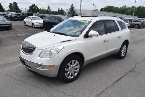 White Diamond Clearcoat 2012 Buick Enclave Leather