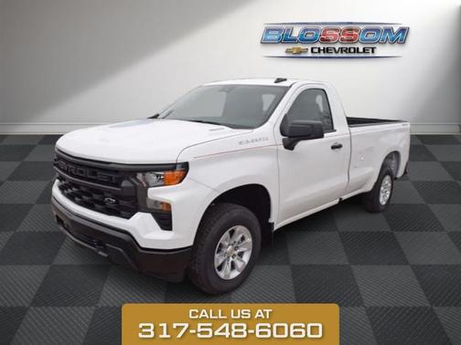 Summit White 2026 Chevrolet Silverado 1500 WT