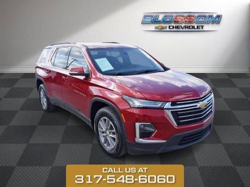 Cherry Red 2022 Chevrolet Traverse LT Cloth