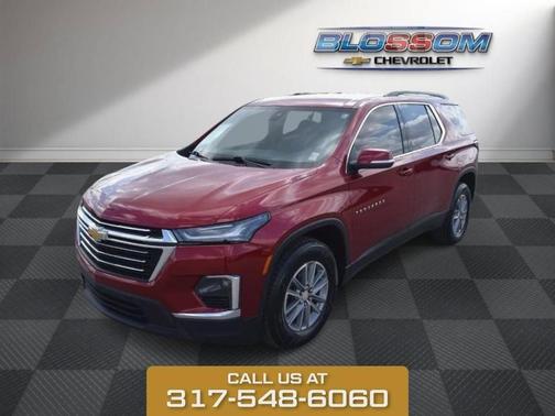 Cherry Red 2022 Chevrolet Traverse LT Cloth
