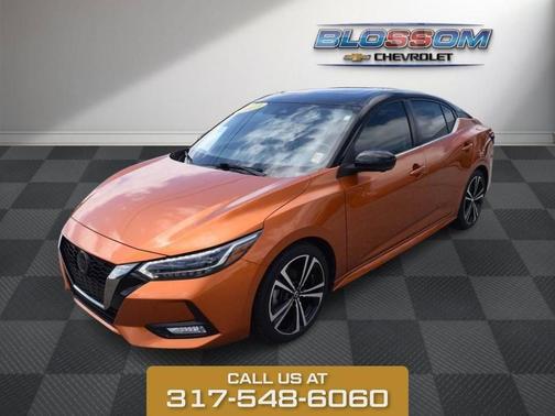 Orange 2023 Nissan Sentra SR
