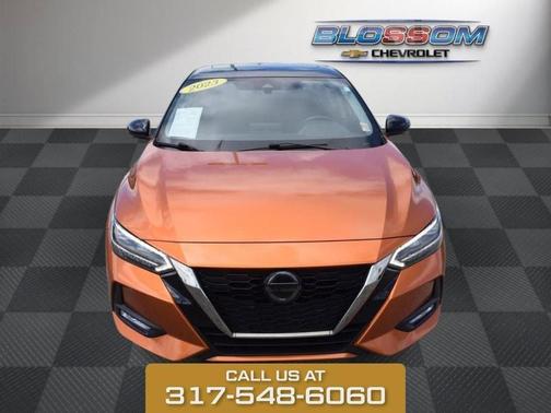 Orange 2023 Nissan Sentra SR