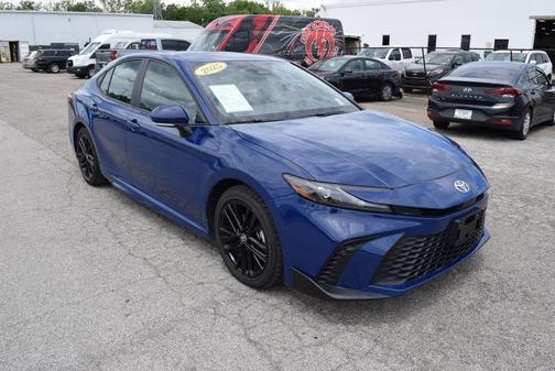Blue 2025 Toyota Camry SE