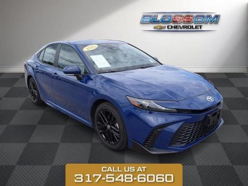 Blue 2025 Toyota Camry SE