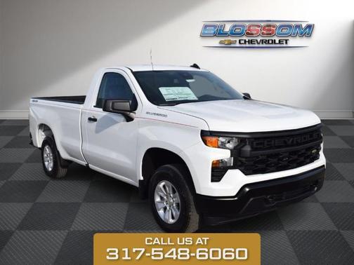 Summit White 2026 Chevrolet Silverado 1500 WT