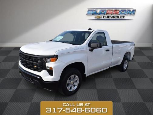 Summit White 2026 Chevrolet Silverado 1500 WT