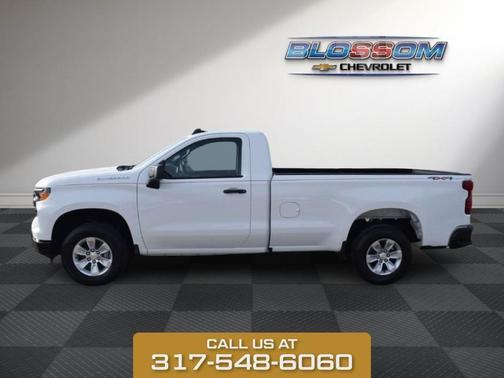 Summit White 2026 Chevrolet Silverado 1500 WT