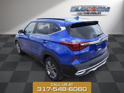 Neptune Blue 2021 Kia Seltos S