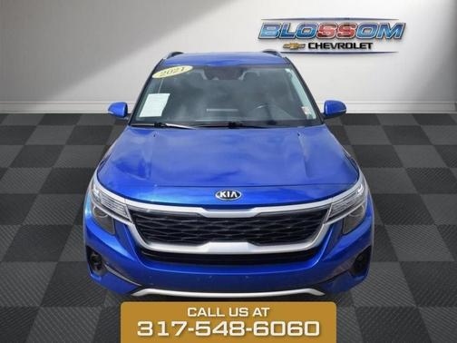 Neptune Blue 2021 Kia Seltos S