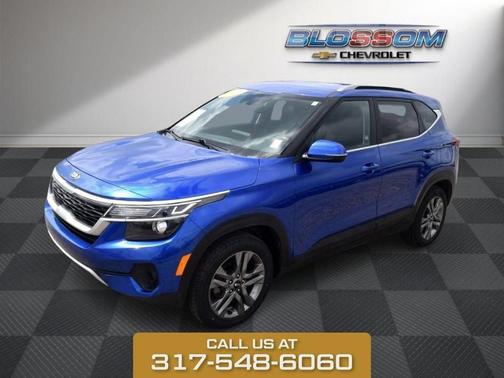 Neptune Blue 2021 Kia Seltos S