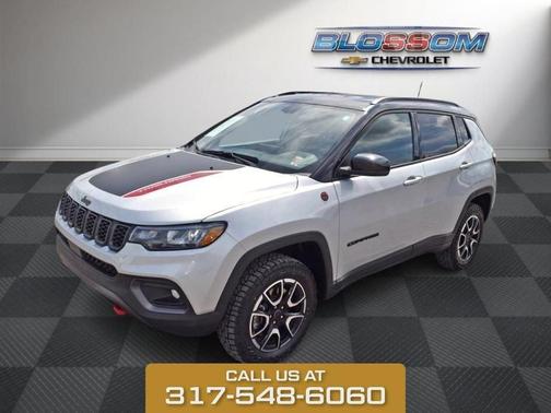 Silver 2025 Jeep Compass Trailhawk