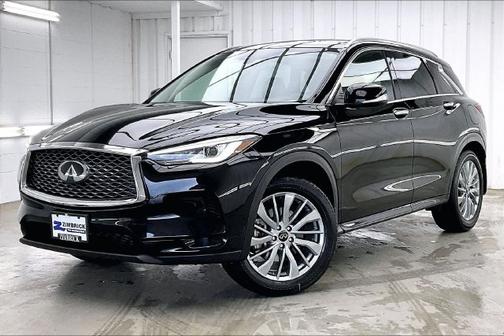 Black Obsidian 2025 INFINITI QX50 LUXE