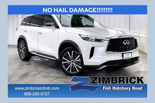 Majestic White 2023 INFINITI QX60 SENSORY