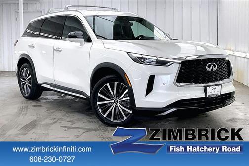 Majestic White 2023 INFINITI QX60 SENSORY