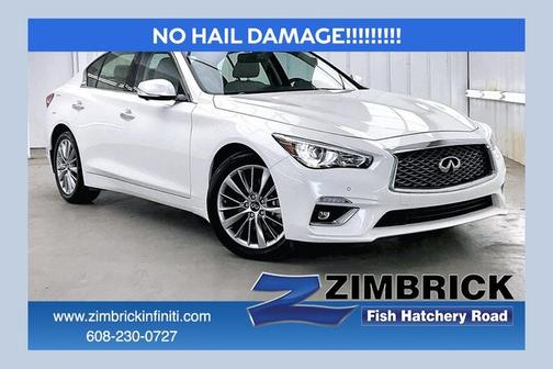 Majestic White 2023 INFINITI Q50 LUXE