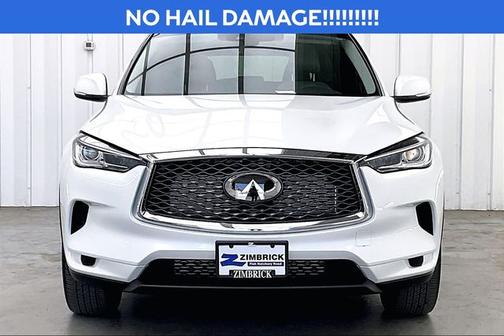 Radiant White 2025 INFINITI QX50 LUXE