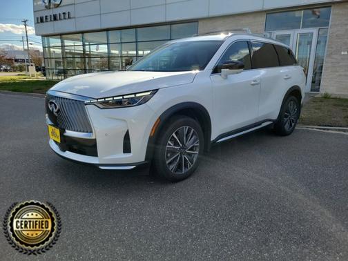 Radiant White 2026 INFINITI QX60 LUXE