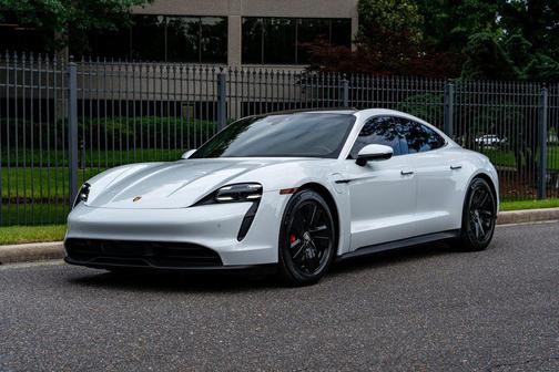 White 2021 Porsche Taycan 4S