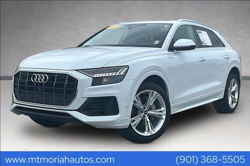 Glacier White Metallic 2023 Audi Q8 55 Premium