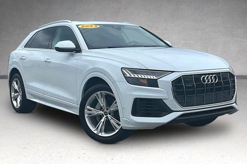 Glacier White Metallic 2023 Audi Q8 55 Premium