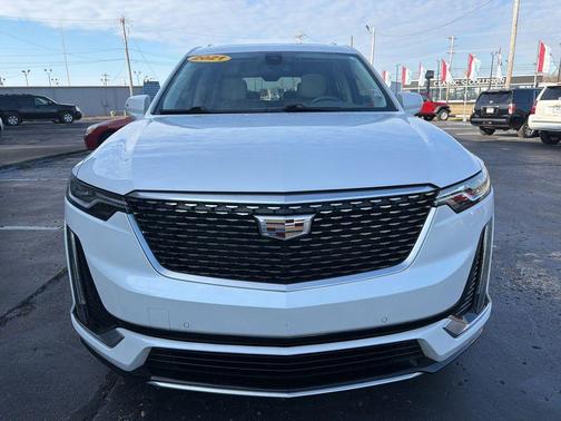 Crystal White Tri-Coat 2021 Cadillac XT6 Premium Luxury FWD