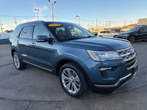 Blue Metallic 2019 Ford Explorer Limited