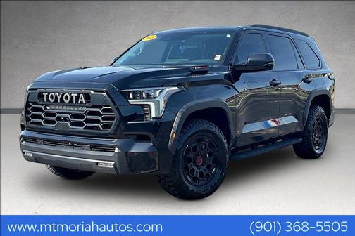 Midnight Black Metallic 2023 Toyota Sequoia TRD Pro