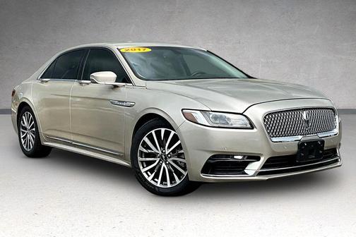 White Gold Metallic 2017 Lincoln Continental Select
