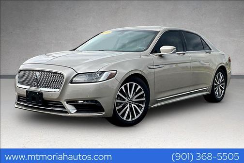White Gold Metallic 2017 Lincoln Continental Select