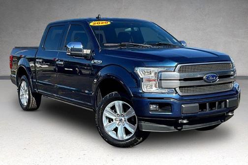 Blue 2020 Ford F-150 Platinum