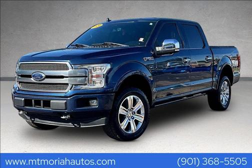 Blue 2020 Ford F-150 Platinum