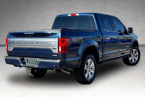Blue 2020 Ford F-150 Platinum