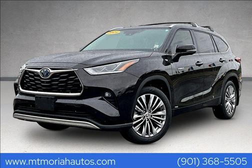 Amber 2021 Toyota Highlander Hybrid Platinum
