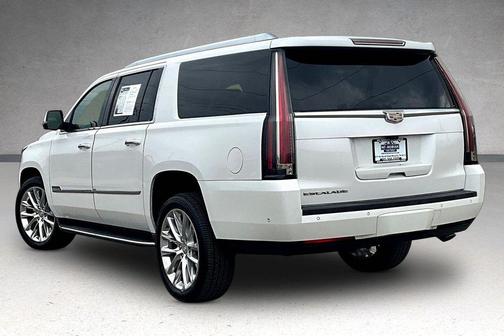 Crystal White Tri-Coat 2017 Cadillac Escalade ESV Luxury