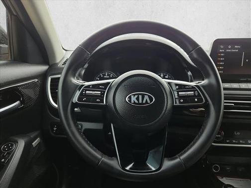 Dark Ocean Blue/Black Roof 2021 Kia Seltos SX Turbo