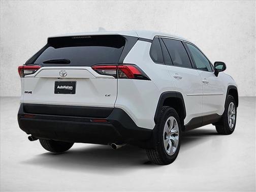 White 2022 Toyota RAV4 LE