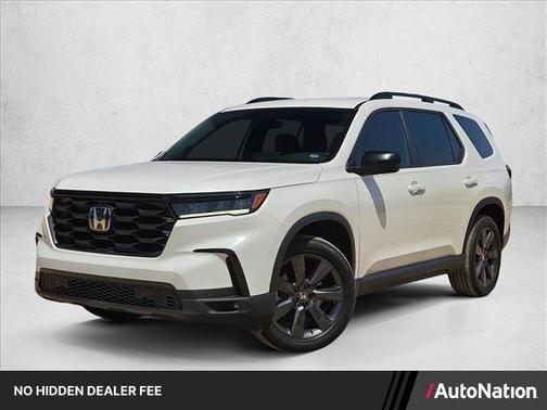 Platinum White Pea 2025 Honda Pilot Sport