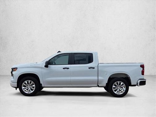 Summit White 2026 Chevrolet Silverado 1500 Custom