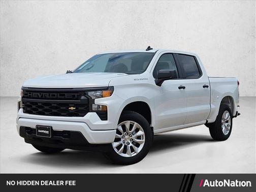 Summit White 2026 Chevrolet Silverado 1500 Custom