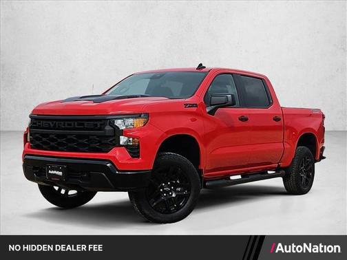 Red Hot 2026 Chevrolet Silverado 1500 Custom Trail Boss