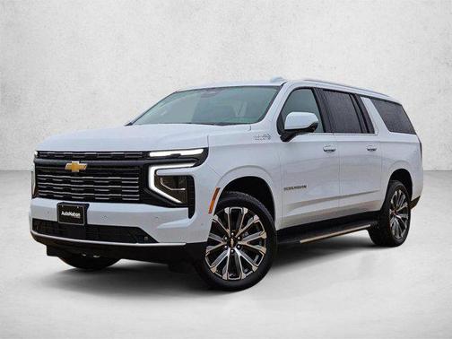 Polar White Tricoat 2026 Chevrolet Suburban High Country, 4WD