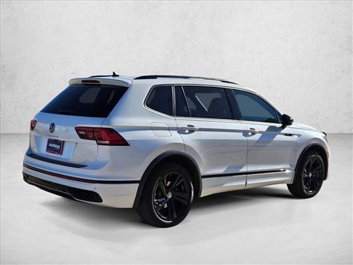 Opal White Pearl 2023 Volkswagen Tiguan 2.0T SE R-Line Black