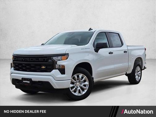 Summit White 2026 Chevrolet Silverado 1500 Custom