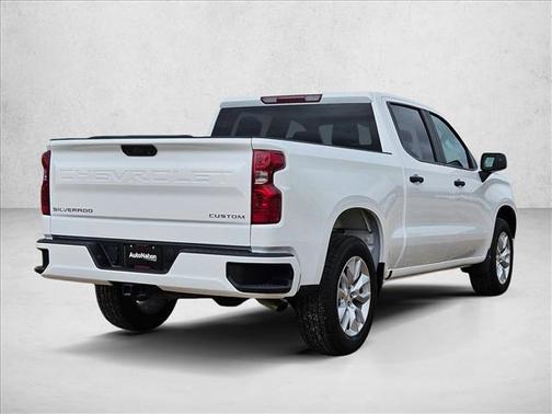 Summit White 2026 Chevrolet Silverado 1500 Custom