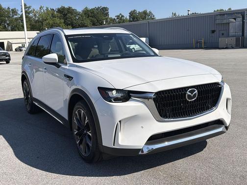 Rhodium White Premium 2024 Mazda CX-90 PHEV Premium
